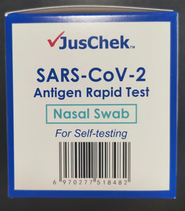 JusChek Self-Test RAT Kit Single Pack - TGA Approved (High Sensitivity)